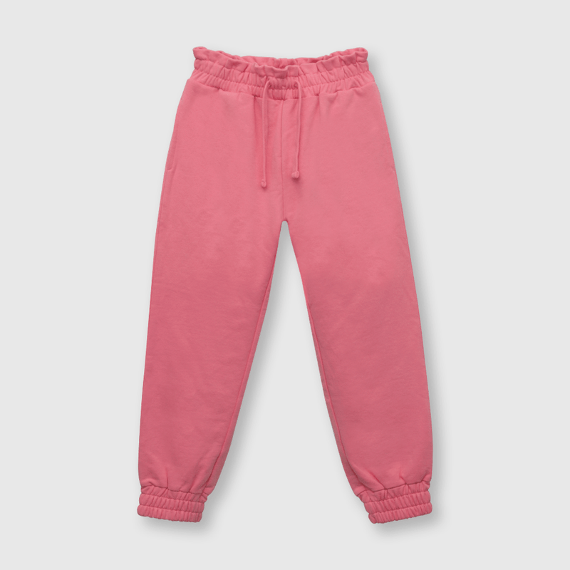 Buzo de niña recogido rosado (2 a 12 años)