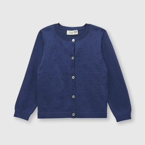 Chaleco de bebe niña clasico azul (3 a 36 meses)