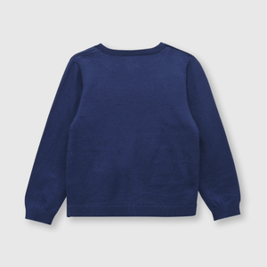 Chaleco de bebe niña clasico azul (3 a 36 meses)