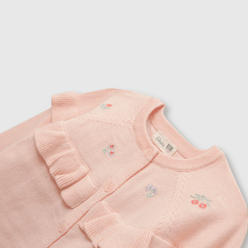 Chaleco de bebé niña vuelos rosado (3 a 36 meses)