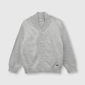 Chaleco de bebe niño clasico gris (3 a 36 meses)