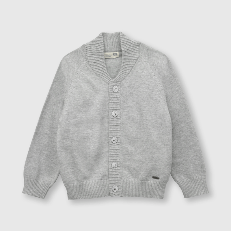 Chaleco de bebe niño clasico gris (3 a 36 meses)