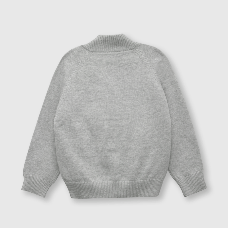 Chaleco de bebe niño clasico gris (3 a 36 meses)