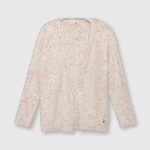 Chaleco de niña largo rosado (2 a 12 años)