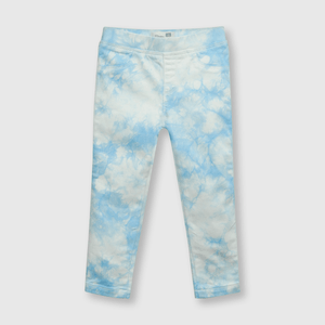 Jegging de bebe niña tie dyed azul (3 a 36 meses)