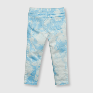 Jegging de bebe niña tie dyed azul (3 a 36 meses)