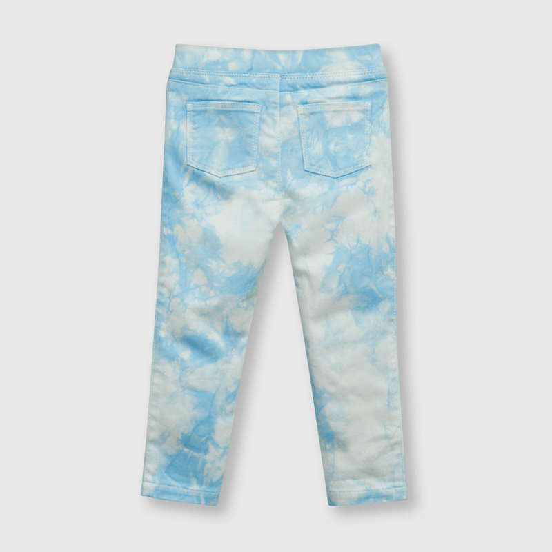 Jegging de bebe niña tie dyed azul (3 a 36 meses)