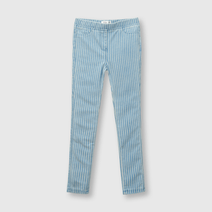 Jegging de niña listada azul (2 a 12 años)
