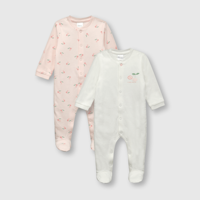 Osito de bebe niña 2 pack rosado (0 a 9 meses)