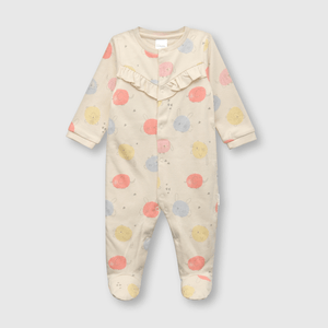 Osito de bebe niña animalitos beige (0 a 9 meses)