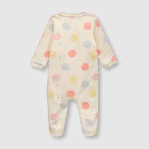 Osito de bebe niña animalitos beige (0 a 9 meses)