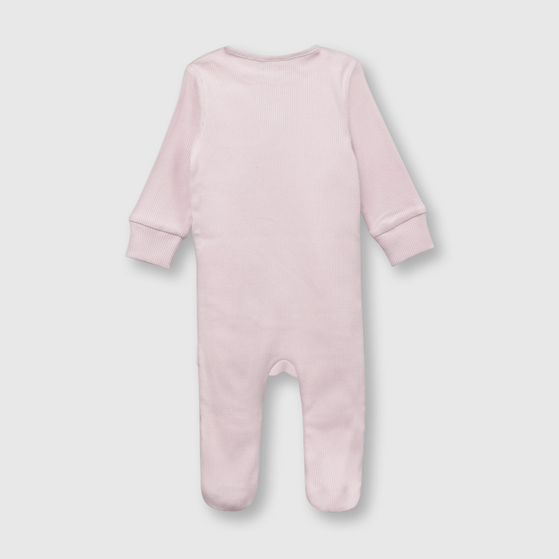 Osito de bebé niña lila (0 a 9 meses)