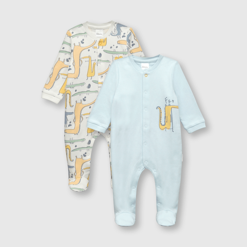 Osito de bebé niño 2 pack blanco (0 a 9 meses)