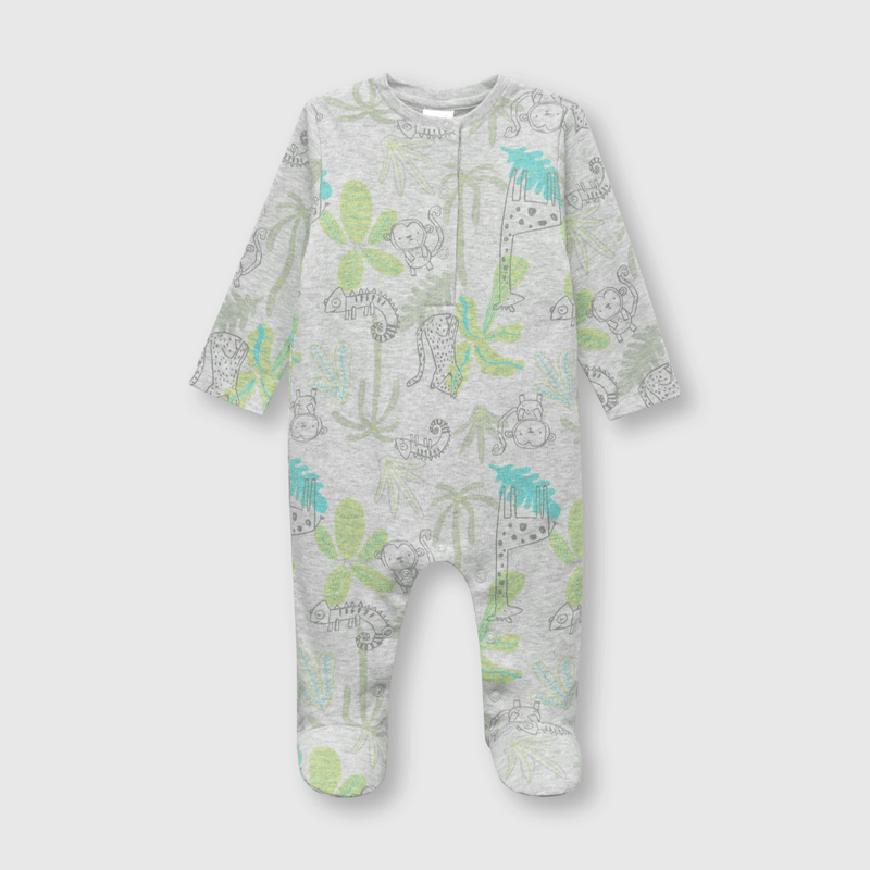 Osito de bebe niño safari gris (0 a 9 meses)