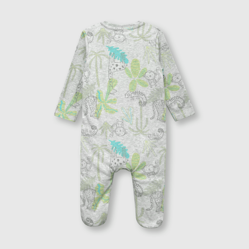 Osito de bebe niño safari gris (0 a 9 meses)