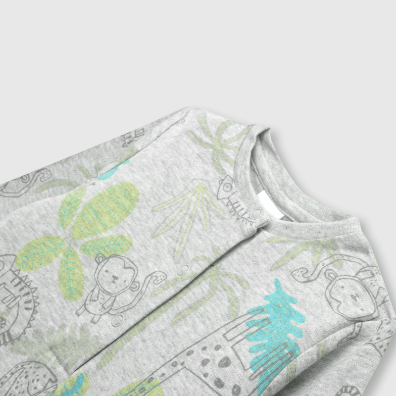 Osito de bebe niño safari gris (0 a 9 meses)