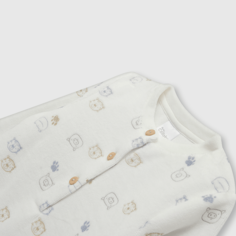 Osito de bebe niño tigre blanco (0 a 9 meses)