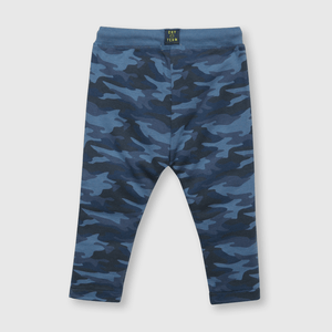 Pantalón de bebe niño camuflado azul (3 a 36 meses)