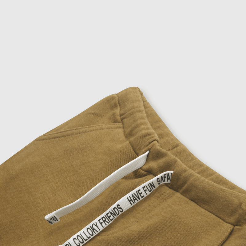 Pantalón de bebe niño de punto café (3 a 36 meses)
