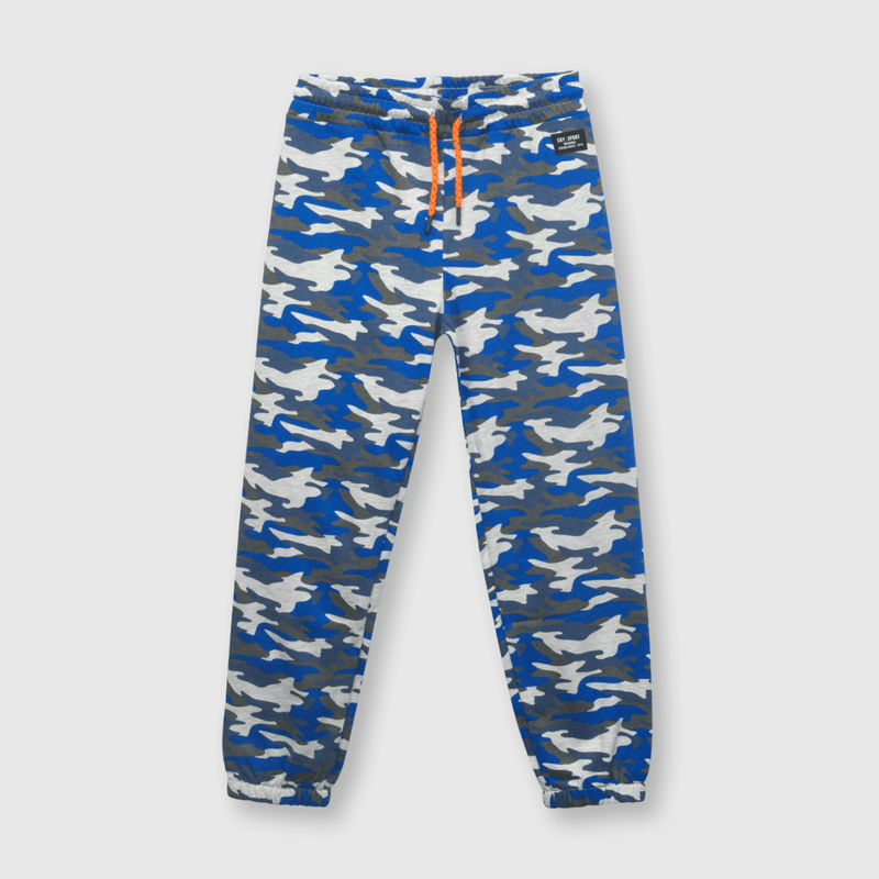 Pantalón de niño camuflado azul (2 a 12 años)