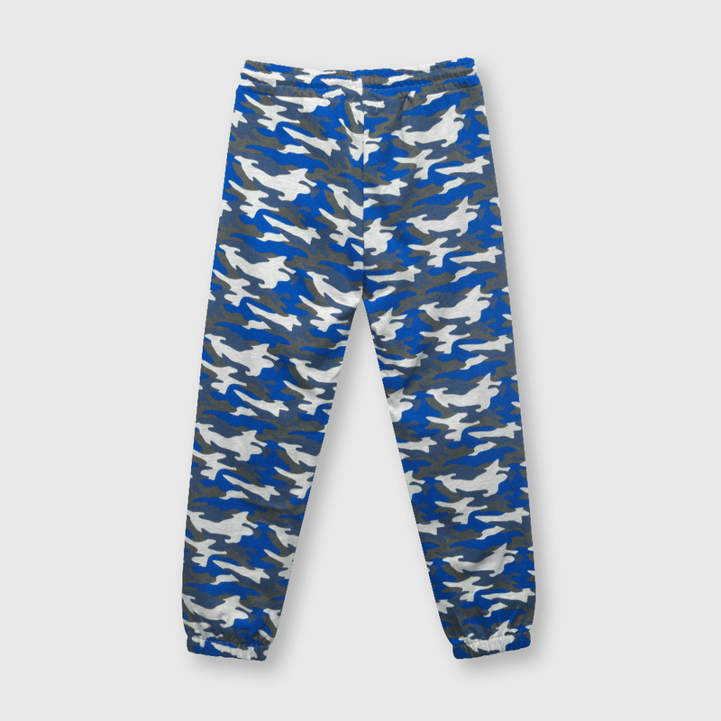 Pantalón de niño camuflado azul (2 a 12 años)