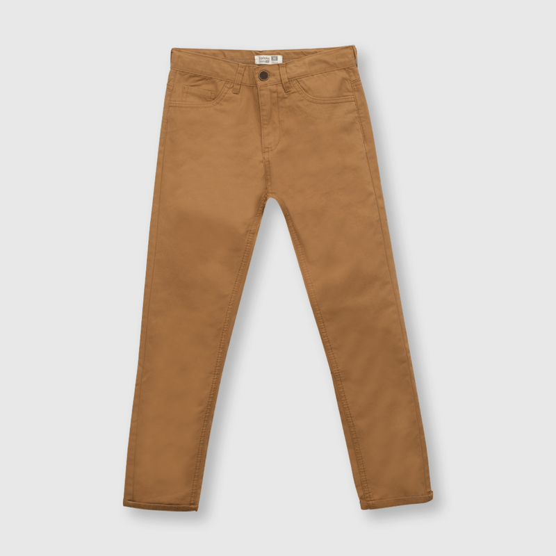 Pantalón de niño clásico café (2 a 12 años)