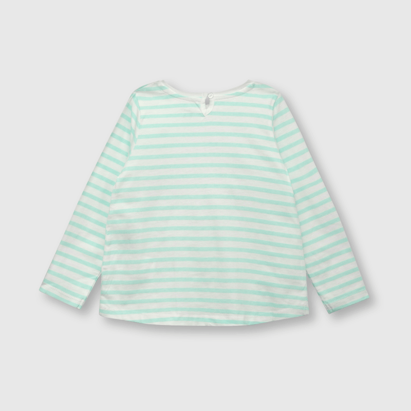 Polera de bebe niña conejo menta (3 a 36 meses)