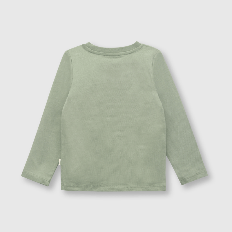 Polera de bebe niño jungle oliva (3 a 36 meses)
