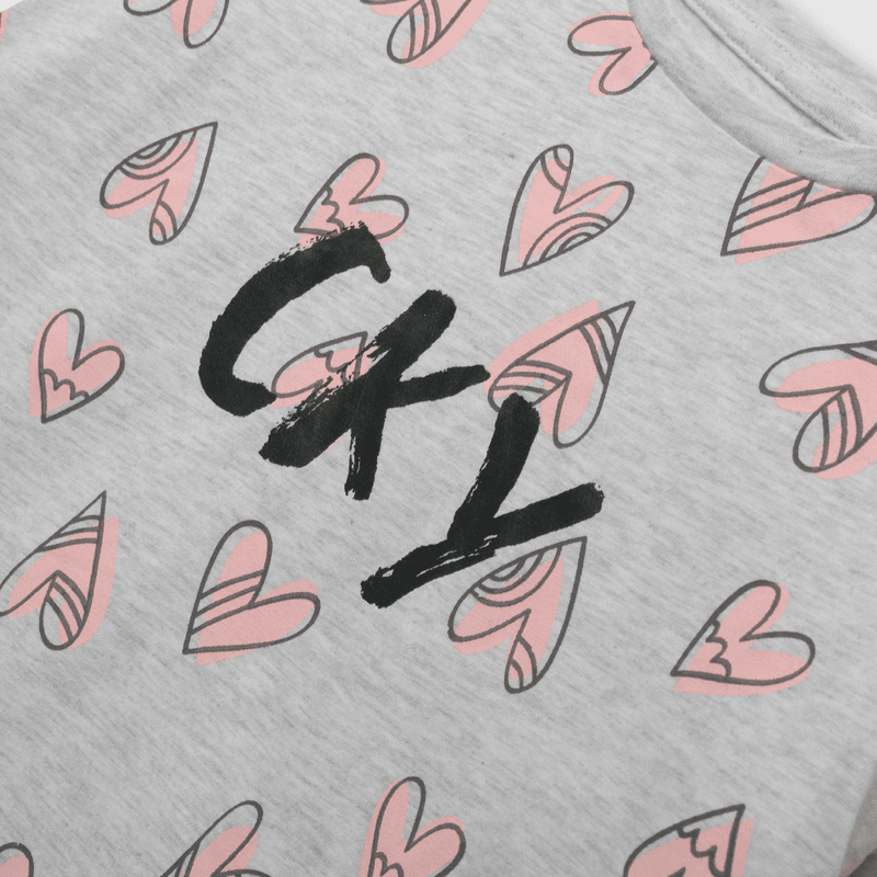 Polera de niña colloky gris (2 a 12 años)