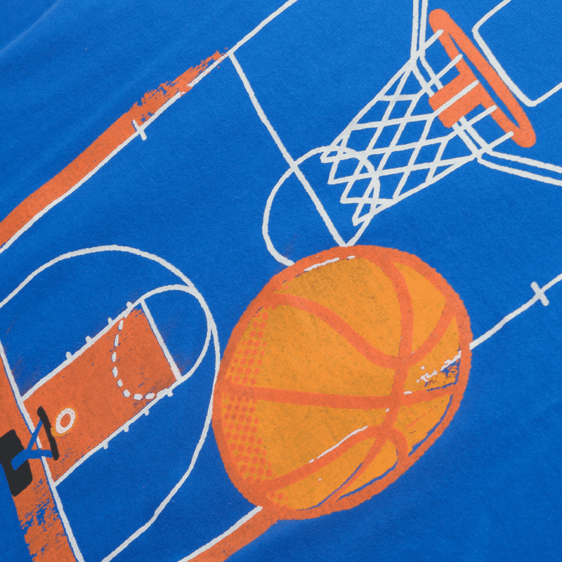 Polera de niño basquetbol azul (2 a 12 años)