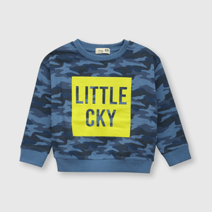 Polerón de bebe niño Cky azul (3 a 36 meses)