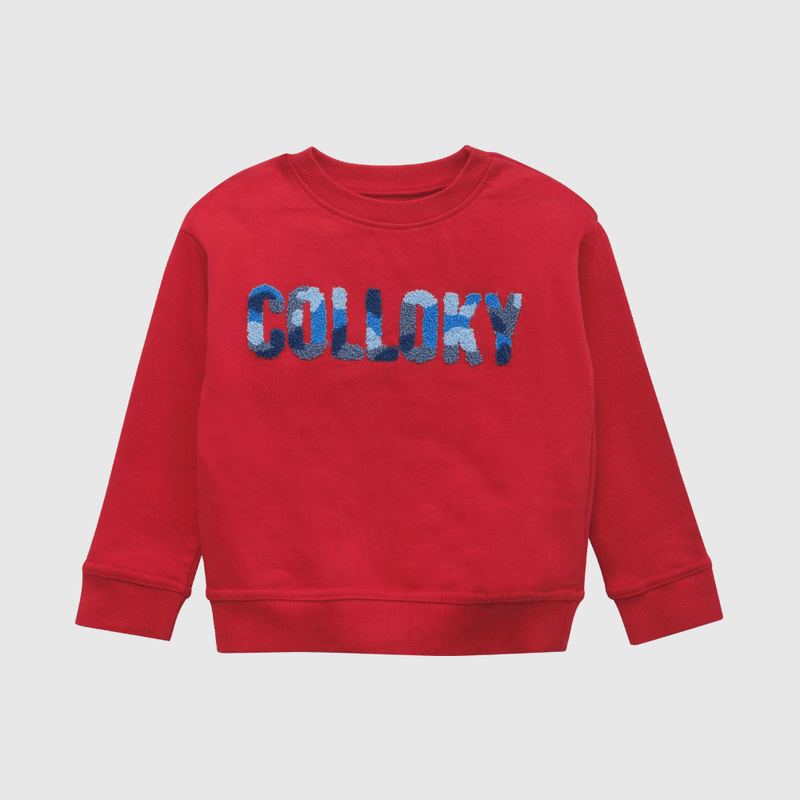 Polerón de bebe niño Colloky rojo (3 a 36 meses)