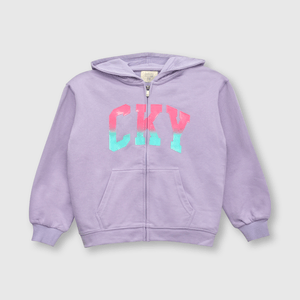 Polerón de niña cky morado (2 a 12 años)