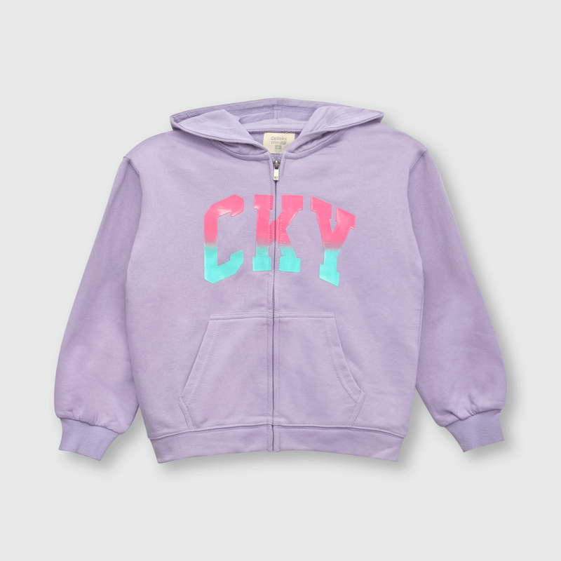 Polerón de niña cky morado (2 a 12 años)