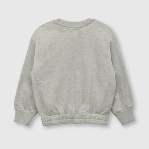 Polerón de niña Colloky bordado gris (2 a 12 años)