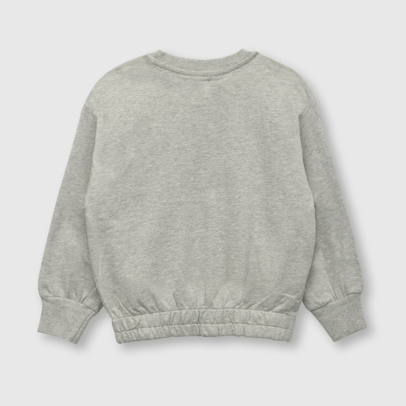 Polerón de niña Colloky bordado gris (2 a 12 años)