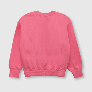 Polerón de niña Colloky bordado rosado (2 a 12 años)