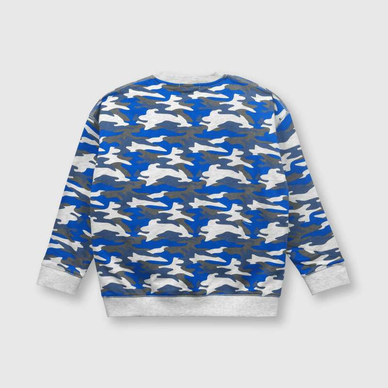 Polerón de niño camuflado azul (2 a 12 años)