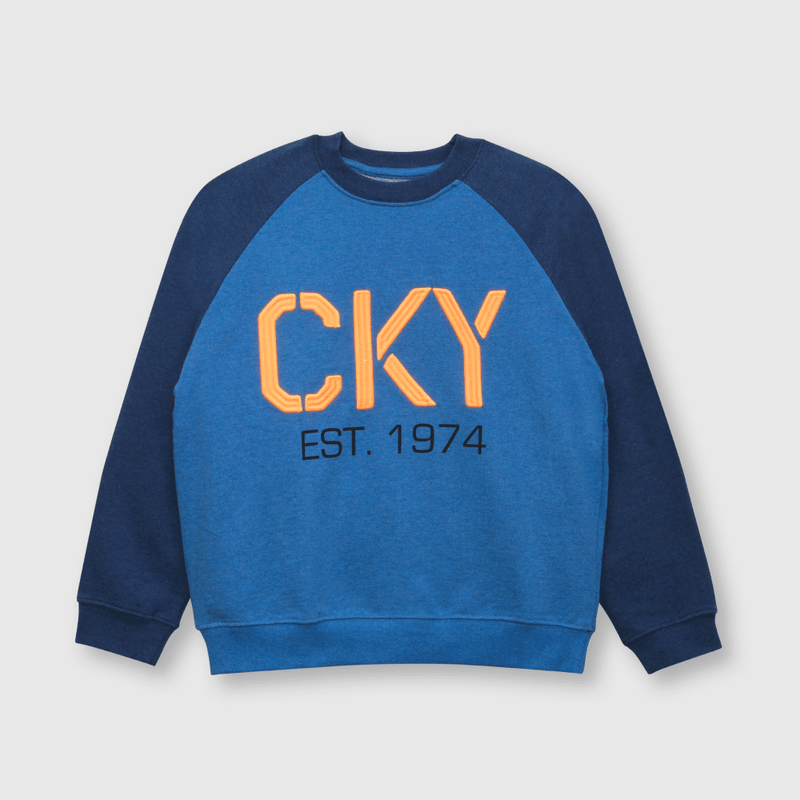 Polerón de niño cky azul (2 a 12 años)
