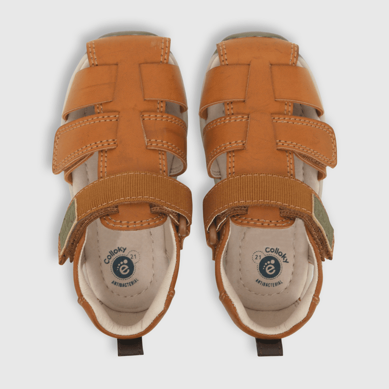 Sandalia de niño franciscana amarillo (18 a 21)