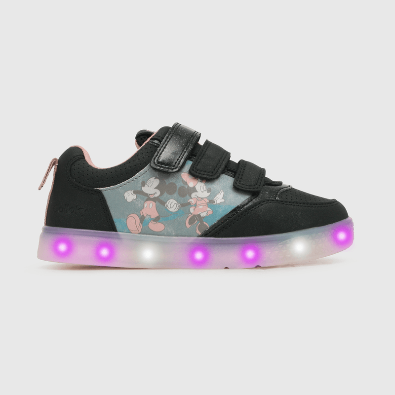 Zapatilla de niña Minnie Mouse negro (28 a 36)