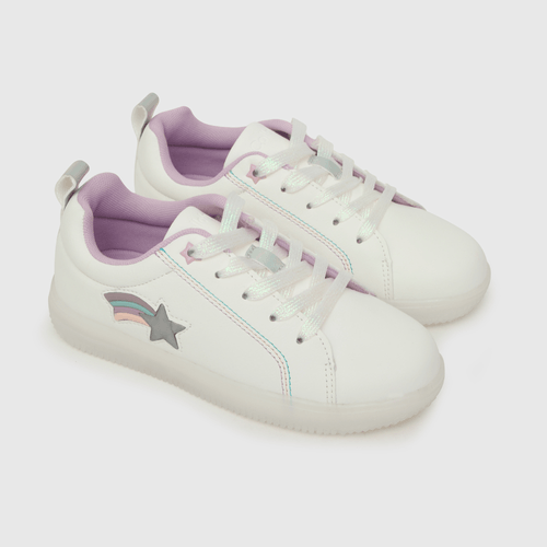 Zapatilla de niña uv blanco (28 a 36)
