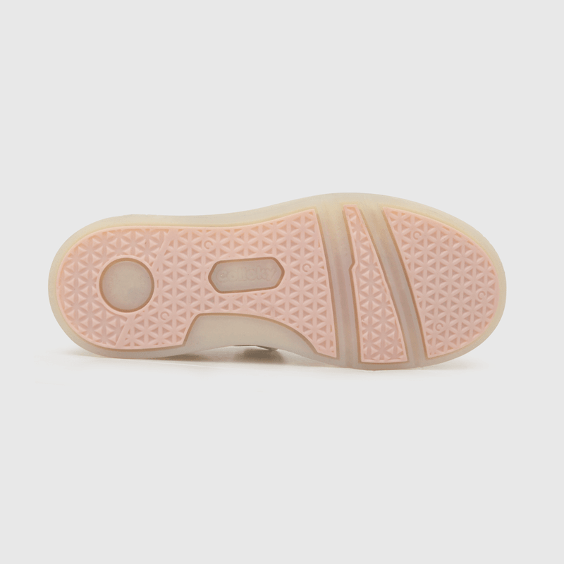 Zapatilla luces de niña velcro elástico blanco (28 a 36)
