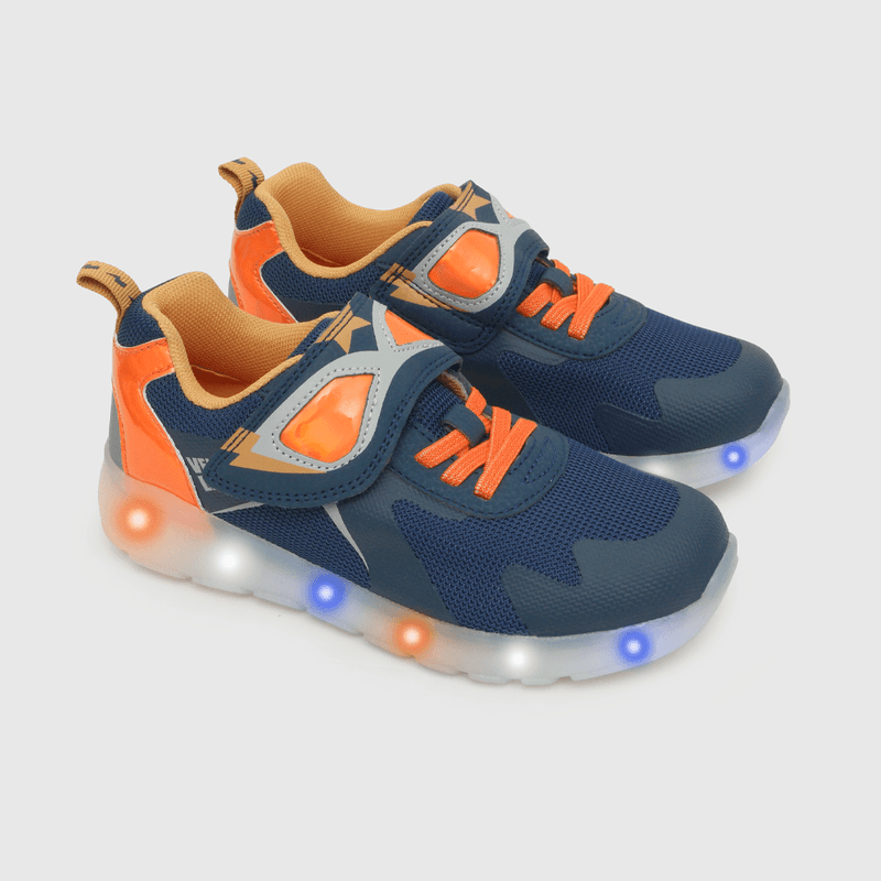 Zapatilla luces de niño fuerza azul (28 a 36)