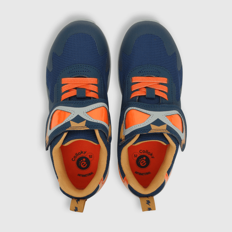 Zapatilla luces de niño fuerza azul (28 a 36)