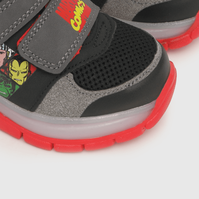 Zapatilla luces de niño Marvel gris (21 a 27)