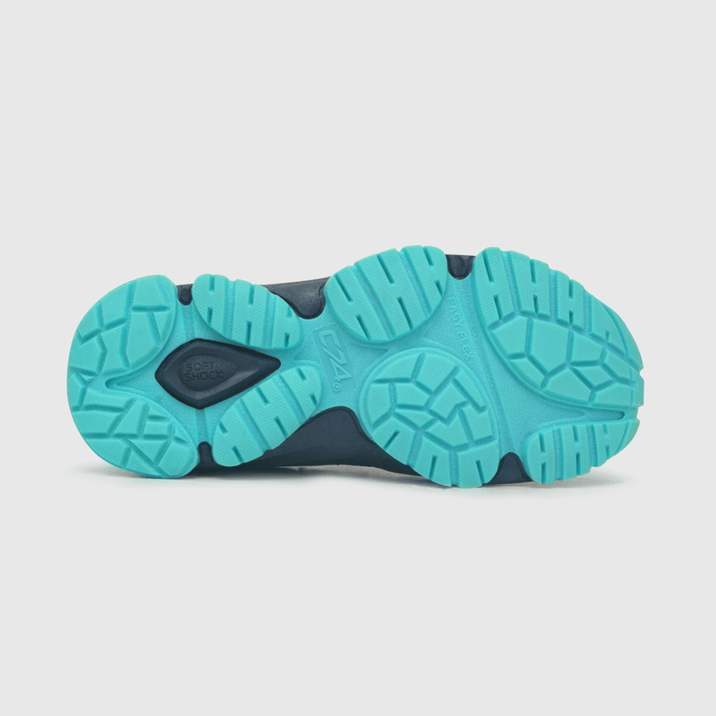 Zapatilla outdoor de niño print lateral azul (28 a 36)