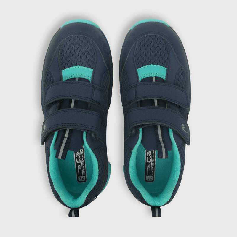 Zapatilla outdoor de niño print lateral azul (28 a 36)