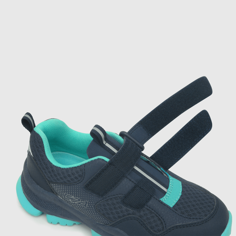 Zapatilla outdoor de niño print lateral azul (28 a 36)