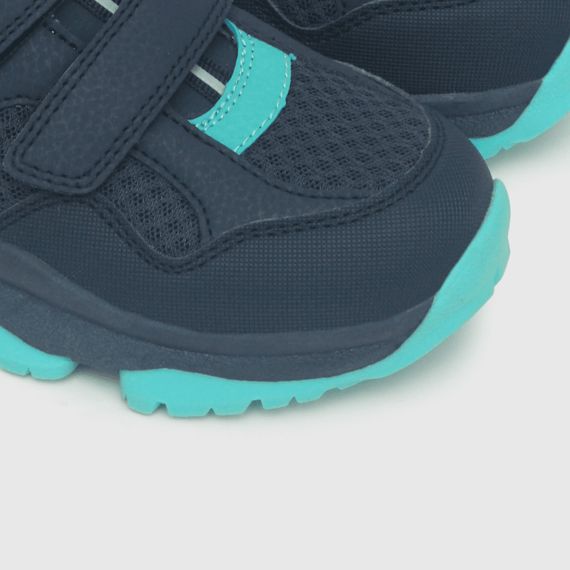 Zapatilla outdoor de niño print lateral azul (28 a 36)